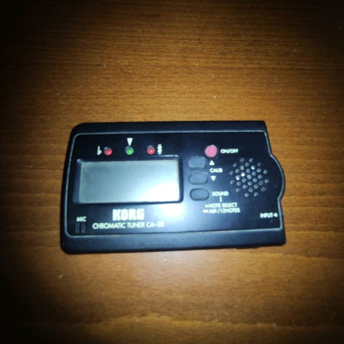 Korg tuner metronome used