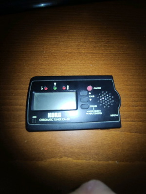 Korg tuner metronome used
