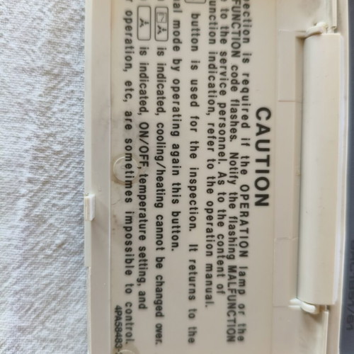 Daikin BRC1B51/61 wired air conditioner remote control used