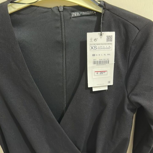 Φόρεμα Zara καινούργιο, μαύρο, μέγεθος XS