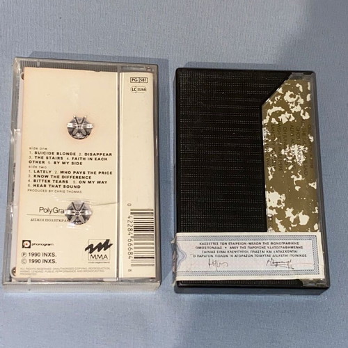 INXS and Simple Minds cassettes like new, rock