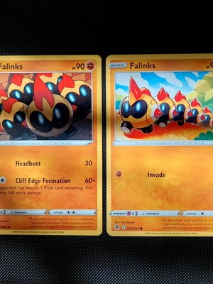 Pokemon tcg Falinks Fusion strike καινούργιο (2 κάρτες)