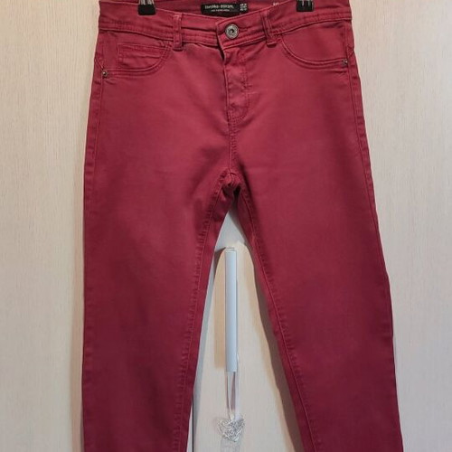 Bershka Red Skinny Jeans like new, size 36