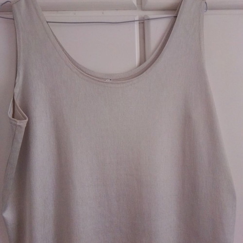 Women’s lame blouse new, silver, size L