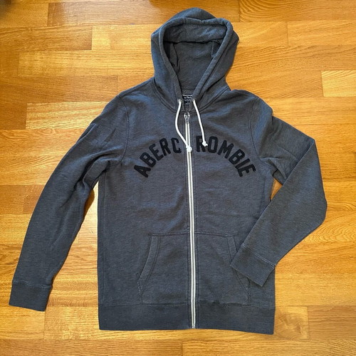 Abercrombie & Fitch zip hoodie grey size S like new