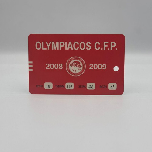 Olympiacos season ticket 2008-09 used