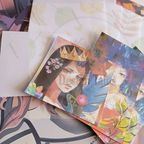Card postal new, set of 4 pieces with envelopes