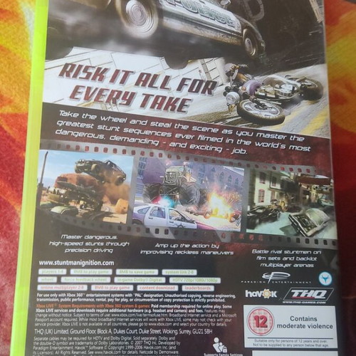 Stuntman Ignition Xbox 360 used