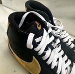 Nike boots black with gold details like new No 42 unisex