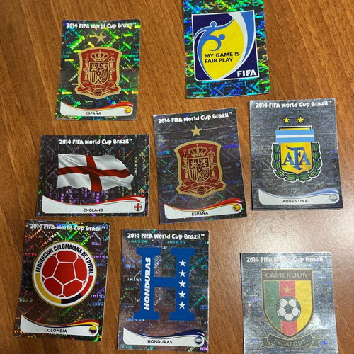 Shiny Panini Stickers FIFA World Cup 2014 like new