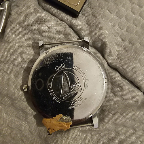 Q&Q Quartz men's watch like new with Festina leather strap