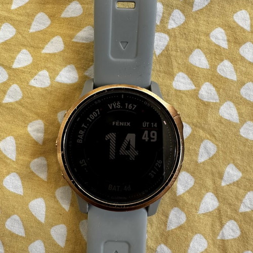 Garmin Fenix 6S Sapphire rose gold used smartwatch