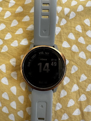 Garmin Fenix 6S Sapphire ροζ χρυσό μεταχειρισμένο smartwatch