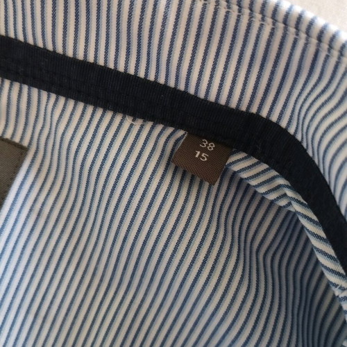 Marks & Spencer Men's Shirt Slim Fit Like New White Blue Size M