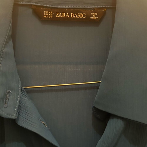 Zara shirt like new, blue roua-electric, size XS/S