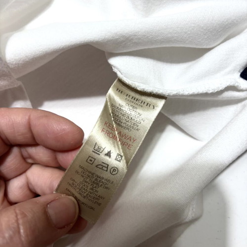 Burberry polo shirt for 3 years old used, white, size 98 cm