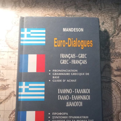 Mandeson Eurodialogues Greek-French dialogues like new