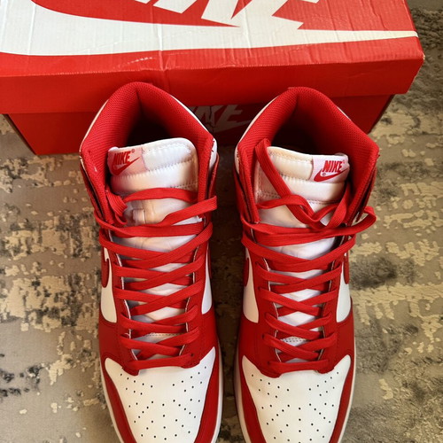 Nike Dunk High University Red sneakers size 47