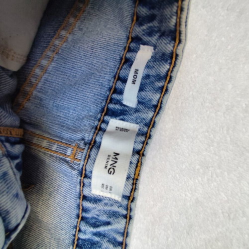 Mango Mom Fit Denim Shorts like new, size XS, blue
