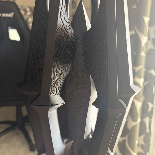 Saurons mace 3D printed, new