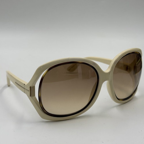 Tom Ford Jaquelin TF100 Ivory sunglasses used, made in Italy
