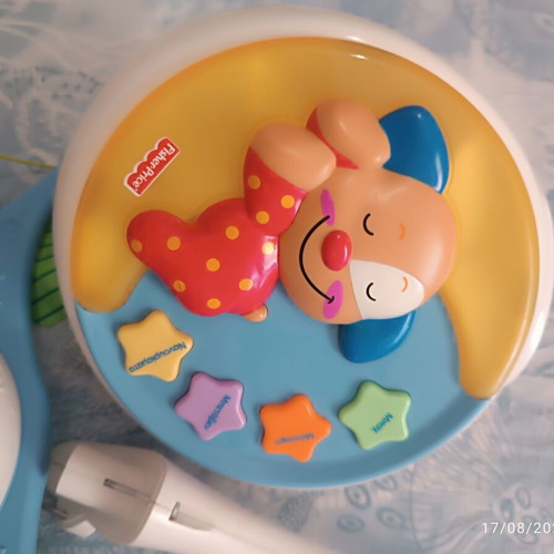 Fisher-Price Rotating Baby Mobile with Dogs FWR94