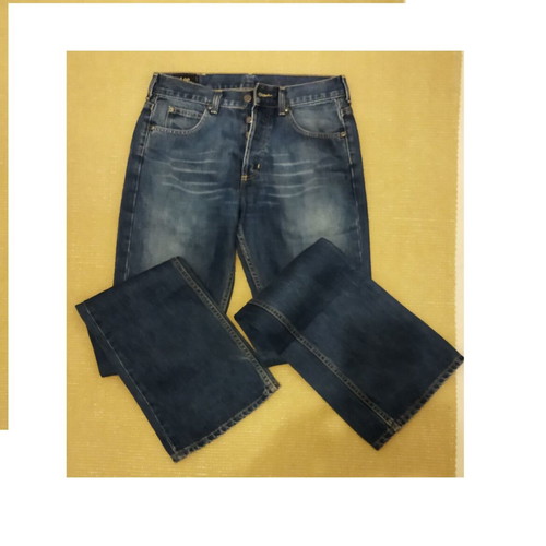 Lee men's pants used, size W30-36, blue