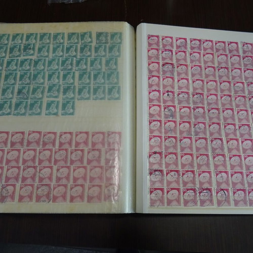 KABE Germany stamp collection in large binder, 31 sheets
