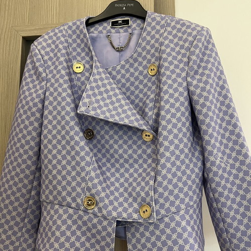 Elisabetta Franchi women's blazer new, purple, size S