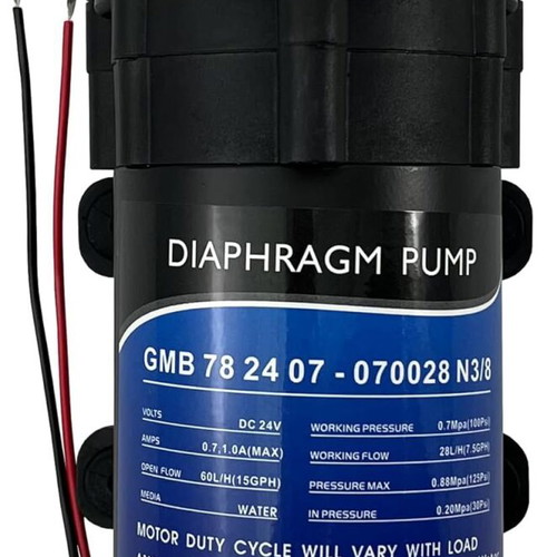 Hidrotek 24V Booster Pump membrane for reverse osmosis