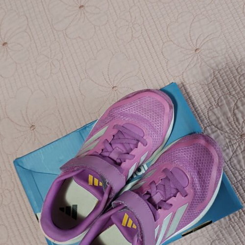 Adidas athletic shoes used, size 35, multicolor purple
