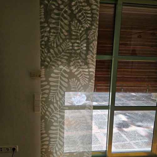 IKEA curtains and roller blinds with mounting mechanisms and hooks, 290x60 cm