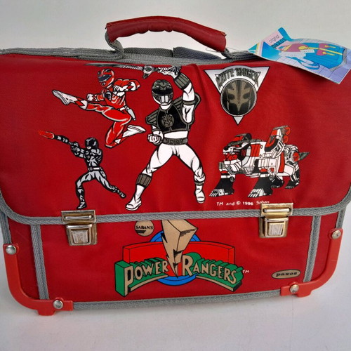 Power Rangers 1996 Paxos school bag new in excellent condition