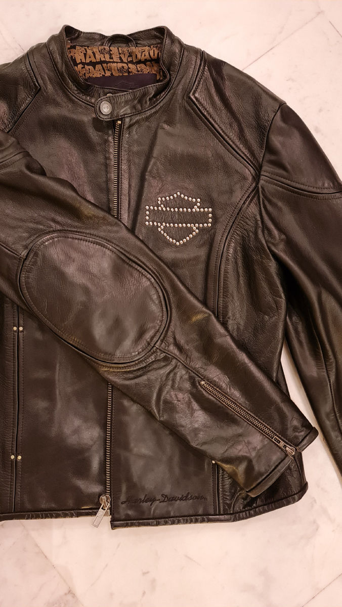 Harley Davidson leather jacket like new - € 219,00 - Vendora.cy