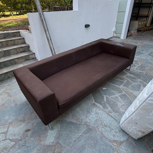 Sofa three-seater and single used