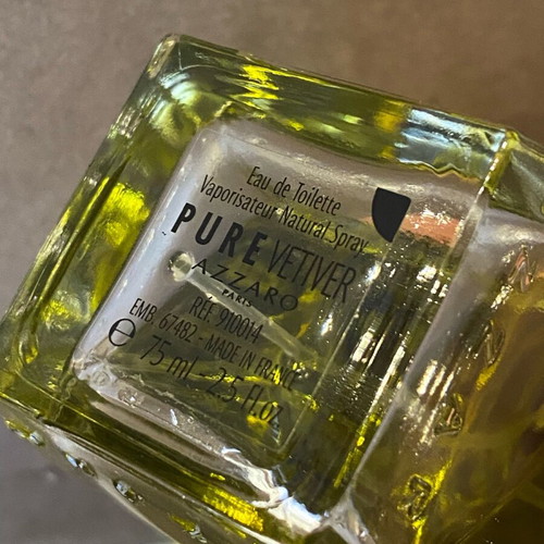 Azzaro Pure Vetiver perfume used