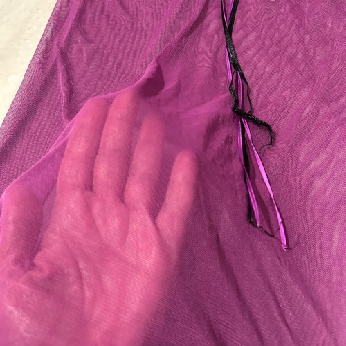 Women's transparent nightgown purple size S like new
