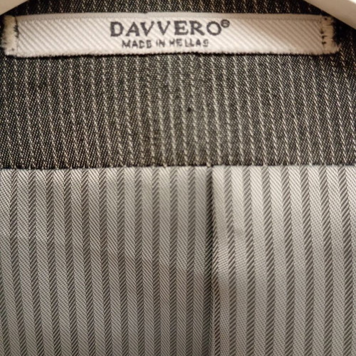 Men's Grey Pinstripe Suit Like New Size L