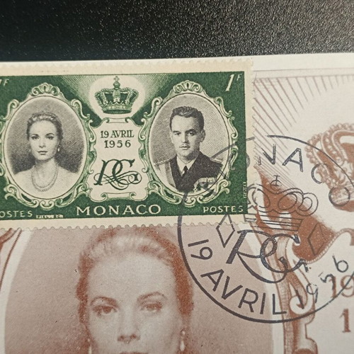 1956 Monaco Complete Stamp Series on Card new