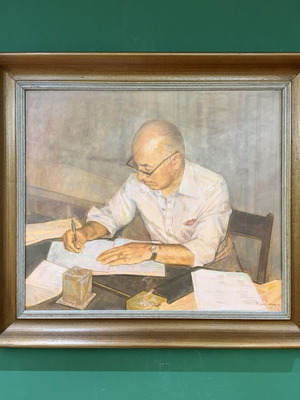 Vasilis Solidakis original painting with frame
