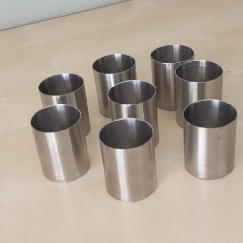 Inox cases used, pack of 8 for toothpicks or bills