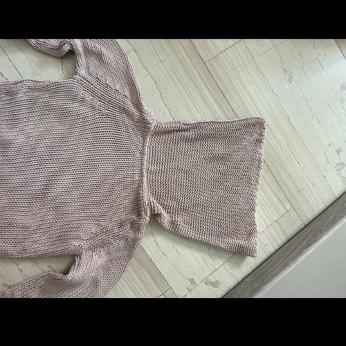 Zara knitted sweater pink like new, size M