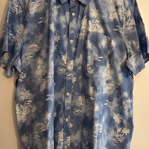 Gap short-sleeve shirt like new, blue, XXL