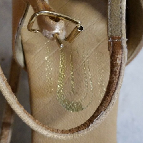 Freed of London handmade gold dance shoes size 37