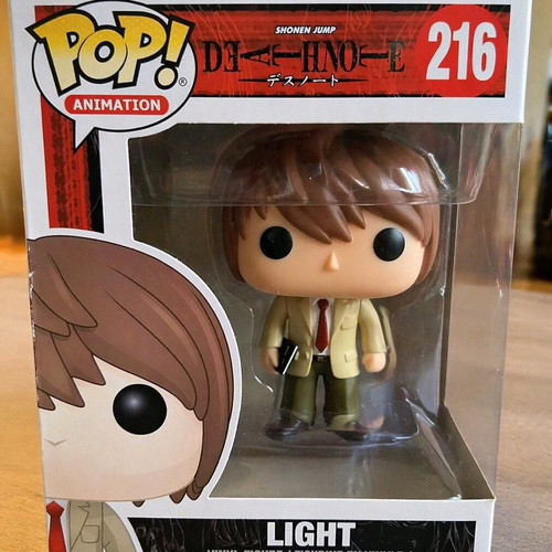 Funko Pop Light Yagami #216 vaulted collectible figure like new
