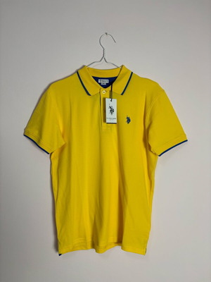 U.S. Polo Assn. κίτρινη πόλο μπλούζα καινούργια, μεγέθη M και XL