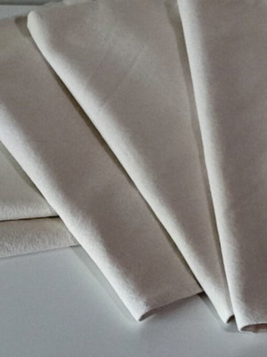 H&M Home pillow covers set of 5 like new, cotton canvas, broken white