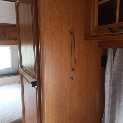 Hobby Prestige 5-Meter Caravan with Double Bed and Chemical Toilet