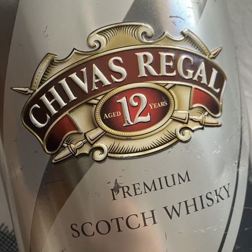 Chivas Regal Metal Box with Lid used