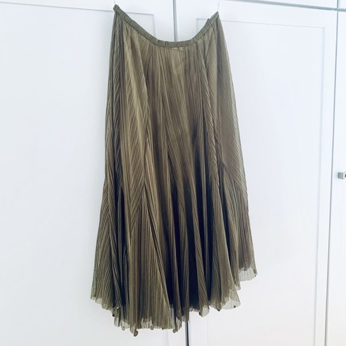 Dyens + Fotinaki midi skirt, khaki, medium